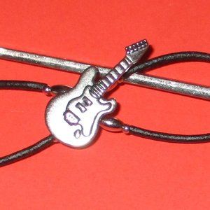 Guitar Barrette Lilla Rose Flexi Clip Hair Styling Accessory #4172 Black Trim